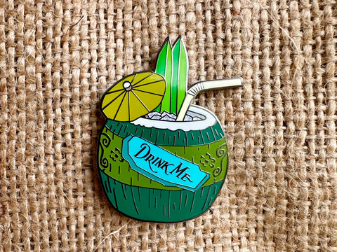Mad Tiki Cup Pin- Hatter Edition (Shipping Included)