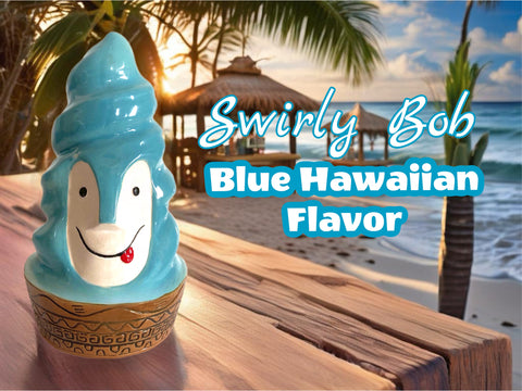 Blue Hawaiian Swirly Bob - Pre-Order